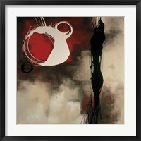 Resonance In Red Framed Print