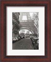 Framed Street View of ""La Tour Eiffel""