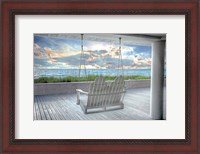 Framed Swing At The Beach