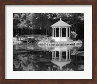 Framed Gazebo Reflected In Pond Seaville NJ