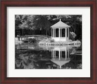 Framed Gazebo Reflected In Pond Seaville NJ