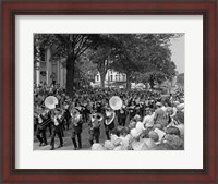 Framed Fourth Of July Main Street Parade With Marching Band