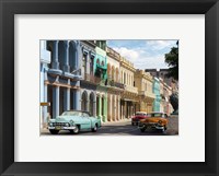 Framed Avenida in Havana, Cuba