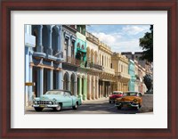Framed Avenida in Havana, Cuba