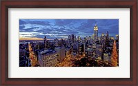Framed Chelsea and Midtown Manhattan (detail)