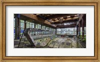 Framed Abandoned Resort Pool, Upstate NY (detail)