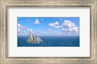 Framed Ocean Sailing