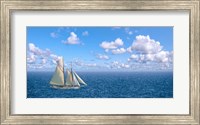 Framed Ocean Sailing