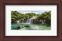 Framed Waterfall in Krka National Park, Croatia