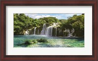 Framed Waterfall in Krka National Park, Croatia