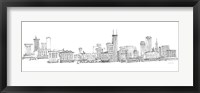 Framed Chicago Skyline