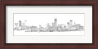 Framed Chicago Skyline