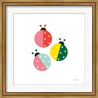 Framed Ladybugs Three