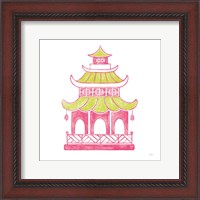 Framed Everyday Chinoiserie IV Pink