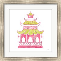 Framed Everyday Chinoiserie IV Pink