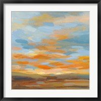 Framed High Desert Sky II Bright Blue