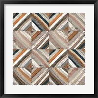 The Center II Abstract Warm Framed Print