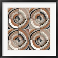 The Center I Abstract Warm Framed Print