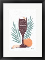 Fruity Cocktails I Framed Print