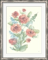 Framed Camellia Bouquet II