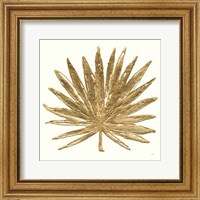 Framed Gilded Palm VIII