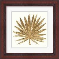 Framed Gilded Palm VIII