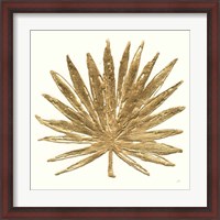 Framed Gilded Palm VIII