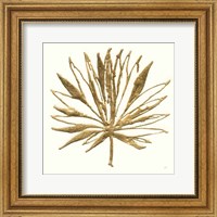 Framed Gilded Palm VII