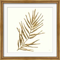Framed Gilded Palm I