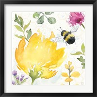 Framed 'Bee Harmony II' border=