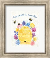 Framed Bee Harmony IV