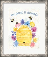 Framed Bee Harmony IV