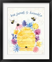 Framed 'Bee Harmony IV' border=