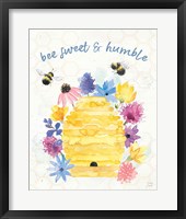 Framed 'Bee Harmony IV' border=