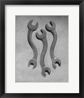 Framed 'Dancing Wrenches' border=