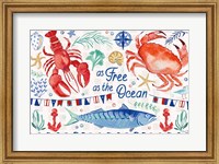 Framed Maritime Delight I