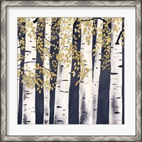 Framed Fresh Forest Indigo III