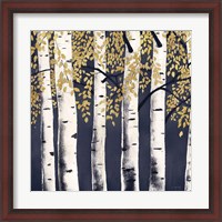 Framed Fresh Forest Indigo II