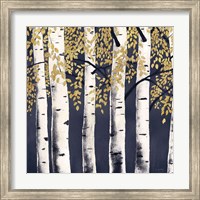 Framed Fresh Forest Indigo II