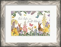 Framed Easter Garden I Bow Tie