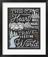 Adventurous VI Black Framed Print