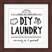 Framed DIY Laundry