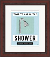 Framed 'Shower Hopping' border=