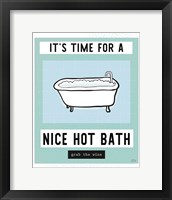 Hot Bath Framed Print