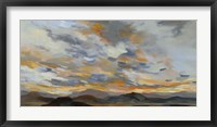 Framed High Desert Sky I Navy