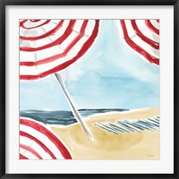 Framed Stripes on the Beach I