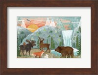 Framed Woodland Forest I