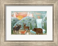 Framed Woodland Forest I