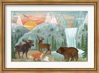 Framed Woodland Forest I