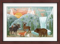 Framed Woodland Forest I